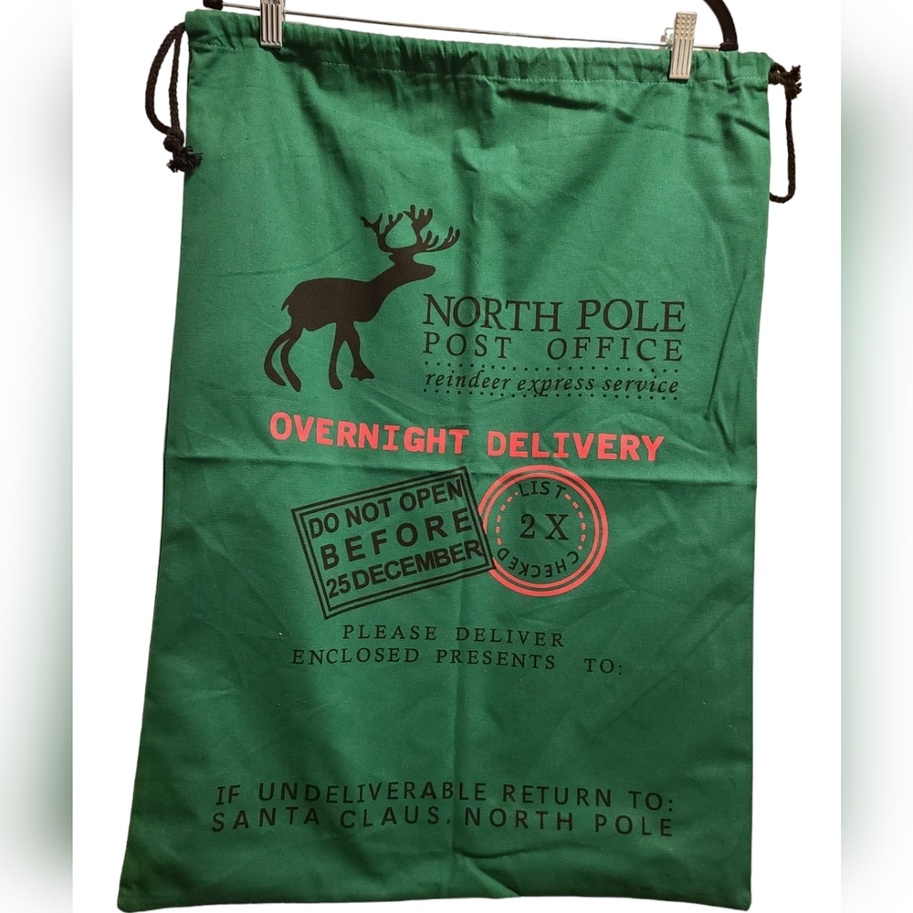 Santa bag - North Pole Post Office